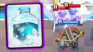I added Freeze to the most popular decks in Clash Royale