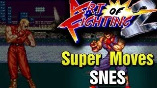 Art of Fighting 2 All Super Moves Desperation Attacks Super Nintendo SNES