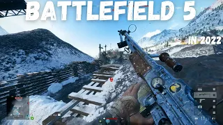 Battlefield V | Conquest Narvik Gameplay in 2022 | No Commentary 4K