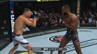 nate diaz vs leon edwards full fight (1/3)#ufc 263