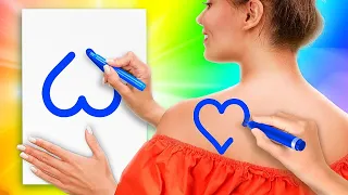 4K FIRST TO FINISH ART SCHOOL WINS || Color Fun Drawing Challenge! DIY Painting By 123 GO! TRENDS