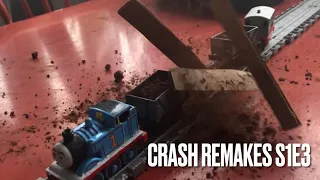 Thomas and friends crash remakes S1E3 ( take along )