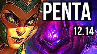 CASSIOPEIA vs MALZAHAR (MID) | Penta, 300+ games | EUW Diamond | 12.14