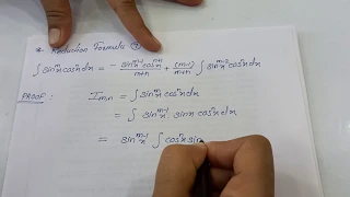 Reduction Formula sin^mx.cos^nx