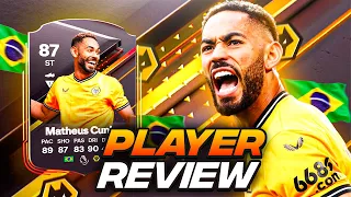 87 STORYLINE MATHEUS CUNHA PLAYER REVIEW! LVL. 40 SEASON REWARD - EAFC 24 ULTIMATE TEAM