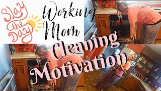 Full Time Working Mom Cleaning Motivation | Clean With Me | Extreme Cleaning Motivation