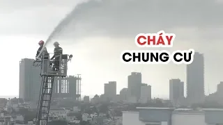 Cháy chung cư ở Đà Nẵng, hàng trăm người tháo chạy