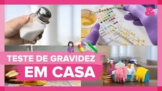 4 testes de gravidez caseiros