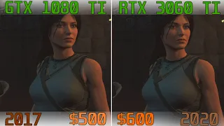 RTX 3060 Ti vs GTX 1080 Ti 8 Games - Max Settings