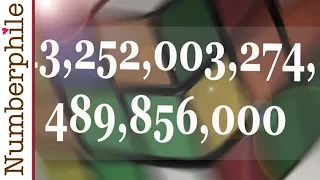 43,252,003,274,489,856,000 Rubik's Cube Combinations - Numberphile