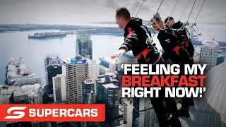 Hair-raising walk atop the Sky Tower - ITM Auckland SuperSprint | Supercars 2022