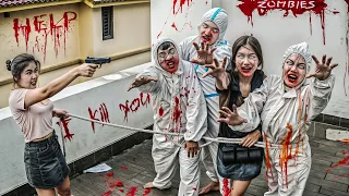 ZOMBIE Film Set - ZOMBIES ESCAPE Rescue Crush #2 (The Walking Dead) | 좀비 영화 세트 - 좀비 탈출 구출 크러시 POV