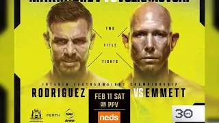 Yair Rodriguez Vs Josh Emmett Highlights