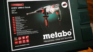 Unpacking / unboxing multi hammer Metabo UHEV 2860-2 QUICK 600713500