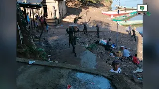 Batallón Ecológico “BOSAWAS” descargó 16.1 toneladas de merienda escolar en la comunidad Silibila