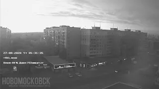 Timelapse 27-08-2020 - Новомосковск, Украина