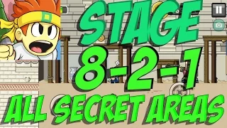 Dan The Man Stage 8-2-1: All Secret Areas Revealed