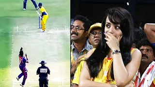 Chennai Rhinos Need 18 Runs Off 4 Balls To Win The Match Against Bengal Tigers