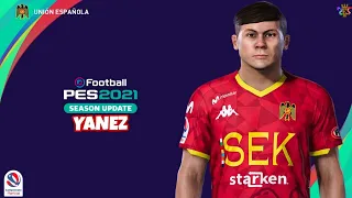 Como fazer o Bastián Yanez (UNIÓN ESPAÑOLA) PES 2021