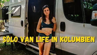 ALONE AS A WOMAN IN THE VAN in Colombia | Van Life Panamericana 2024