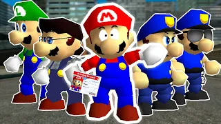 SM64 Bloopers: Mario loses his driver's license