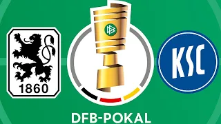 1860 München - Karlsruhe | DFB Pokal  2021/2022 | FIFA 21