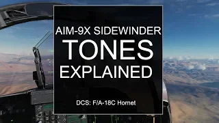 Hornet AIM-9X Tones Explained!
