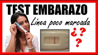 🤰➕¿Cuándo es mejor hacerse el TEST EMBARAZO?¿Cómo saber si estoy embarazada? Test con LÍNEA TENUE