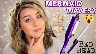 PERFECT MERMAID WAVES?!? // BED HEAD A WAVE WE GO ADJUSTABLE DEEP WAVER | Review + Demo