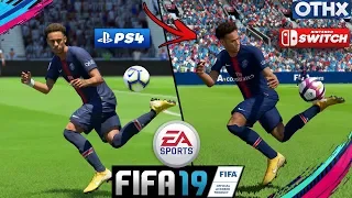 FIFA 19 | PS4 vs Nintendo Switch Gameplay and Graphics Comparison ft. Faces, Skills... | @Onnethox