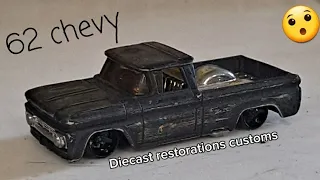 62 chevy custom gets a new or old pain job? (hot wheel)