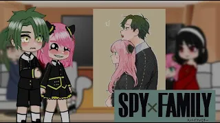 Spy x Family react to Anya and Damian || Gacha club