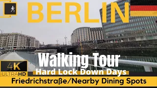 ► Walking in Berlin Friedrichstraße【4K】 | Entertainment, Dining & Shopping | Winter City Walk ⭐⭐⭐⭐⭐