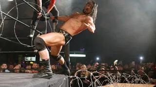 Drew McIntyre Battles in Barbed Wire Match