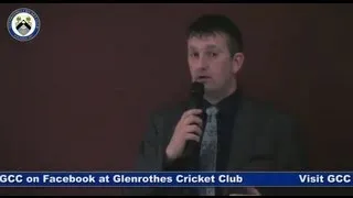 Glenrothes Cricket Club Sportsmans Dinner Feb 2012 - Pete Emmett