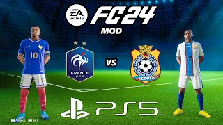 FC 24 FRANCE - RD CONGO | PS5 MOD Ultimate Difficulty Career Mode HDR Next Gen