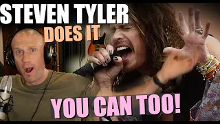 Steven Tyler Does THIS To Sing Really High... YOU Can Do It Too! (Works With Any Voice Type)