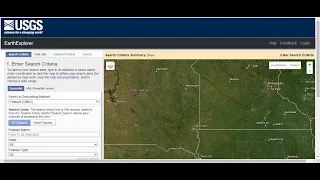 How to download  satellite data from USGS Earth Explorer