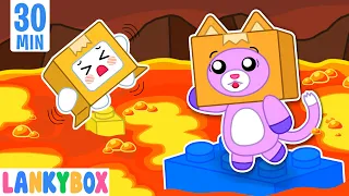 The Floor is Lava LankyBox - Pretend Play Adventure for Kids | LankyBox Channel Kids Cartoon