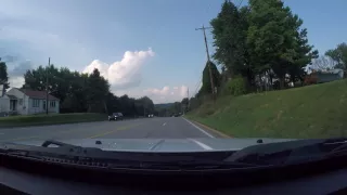 4X Time Lapse: August 3, 2016 Driving to Butler Outdoor Club Meeting (Wexford to Butler PA)