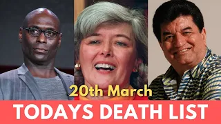 4 Famous American Stars Died Last Week March 2023 / Famous Deaths 2023 / Actors Died Today