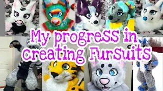 My progress on creating Fursuit in 2 years / мой прогресс в создании Фурсьютов за 2 года
