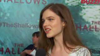 The Shallows: Sedona Legge "Chloe" World Movie Premiere Interview | ScreenSlam