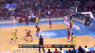 Galatasaray S.K. VS Maccabi Tel Aviv 94:97 Euroleague 2014-15 Highlights