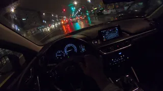 Mazda 6 III Night 4K POV Test Drive