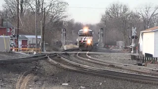 02/11/23 Norfolk Southern Cleveland Line, Ft. Wayne Line, and Bayard Line at Alliance, OH.