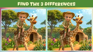 Can YOU Spot the Difference in This Pixar-Style Safari Game🦁? [#3]