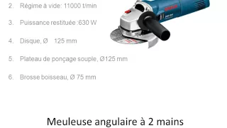 BOSCH GWS 1000 Meuleuse d'angle angulaire