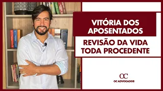 VITÓRIA: REVISÃO DA VIDA TODA FAVORÁVEL!!! 🤩🎉