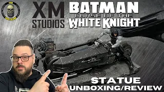 UNBOXING/REVIEW: XM STUDIOS BATMAN WHITE KNIGHT (BATCYCLE EDITION) STATUE!